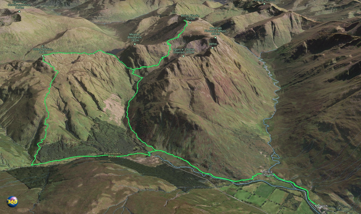 3D IMAGE OF THE MUNROS