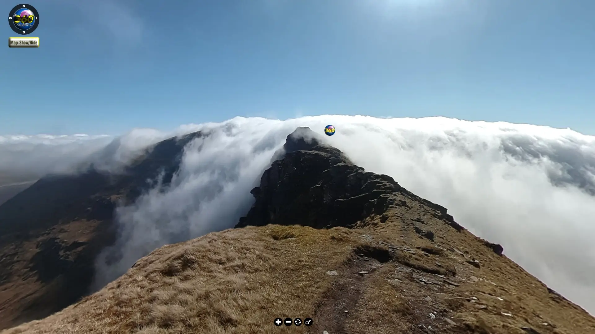 Munro Sgurr Chonnich top. Munro Bagging routes.